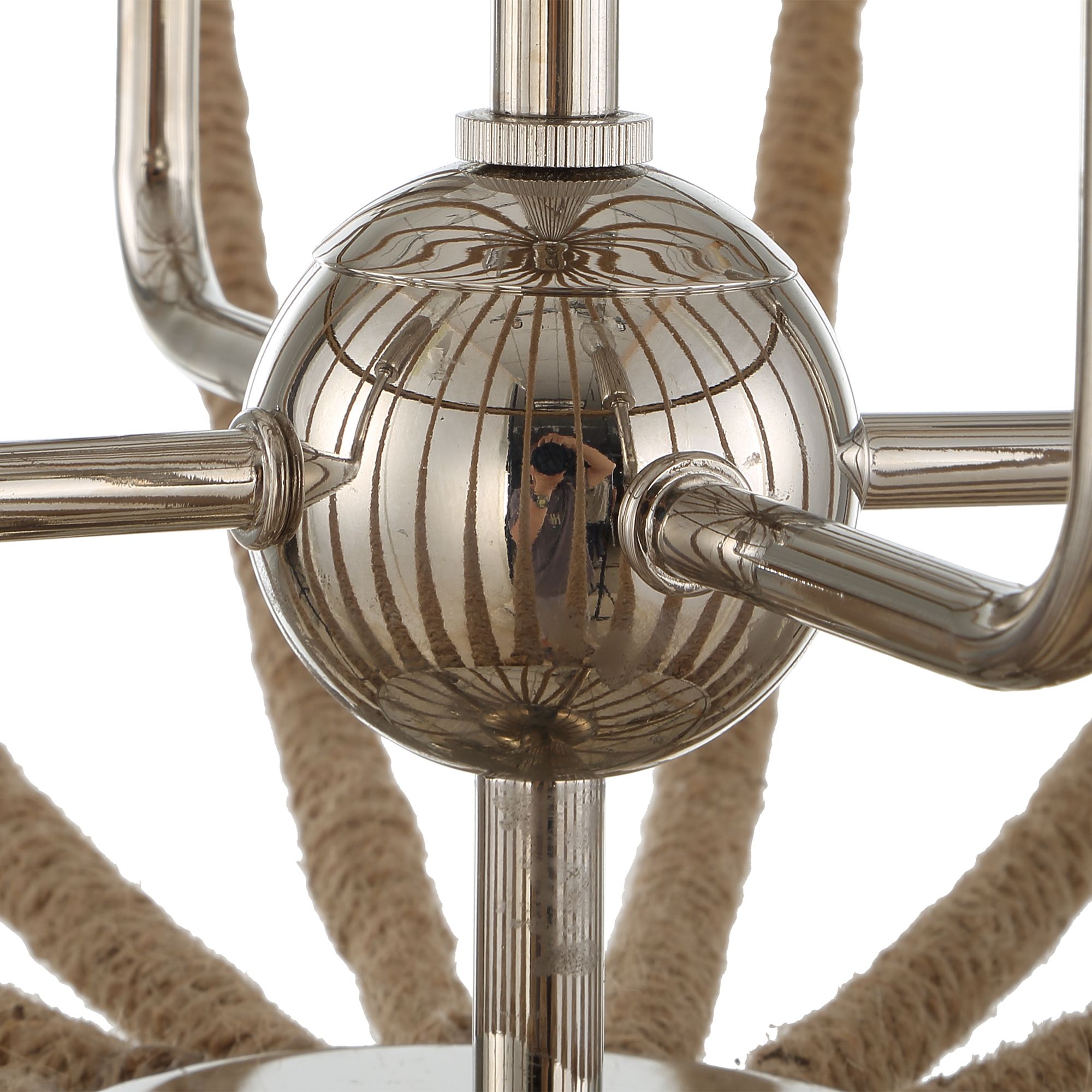 Image 7 Uttermost Lovelock 27 1/2" Wide Rope 4-Light Pendant more views