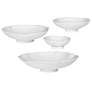 Thumbnail4 of Uttermost Lucky Coins White 4-Piece Outdoor Metal Wall Bowl Set more views
