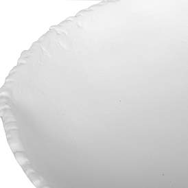 Image5 of Uttermost Lucky Coins White 4-Piece Outdoor Metal Wall Bowl Set more views