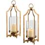 Uttermost Lucy Gold Hanging Table Candle Holder Set of 2