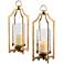 Uttermost Lucy Gold Hanging Table Candle Holder Set of 2