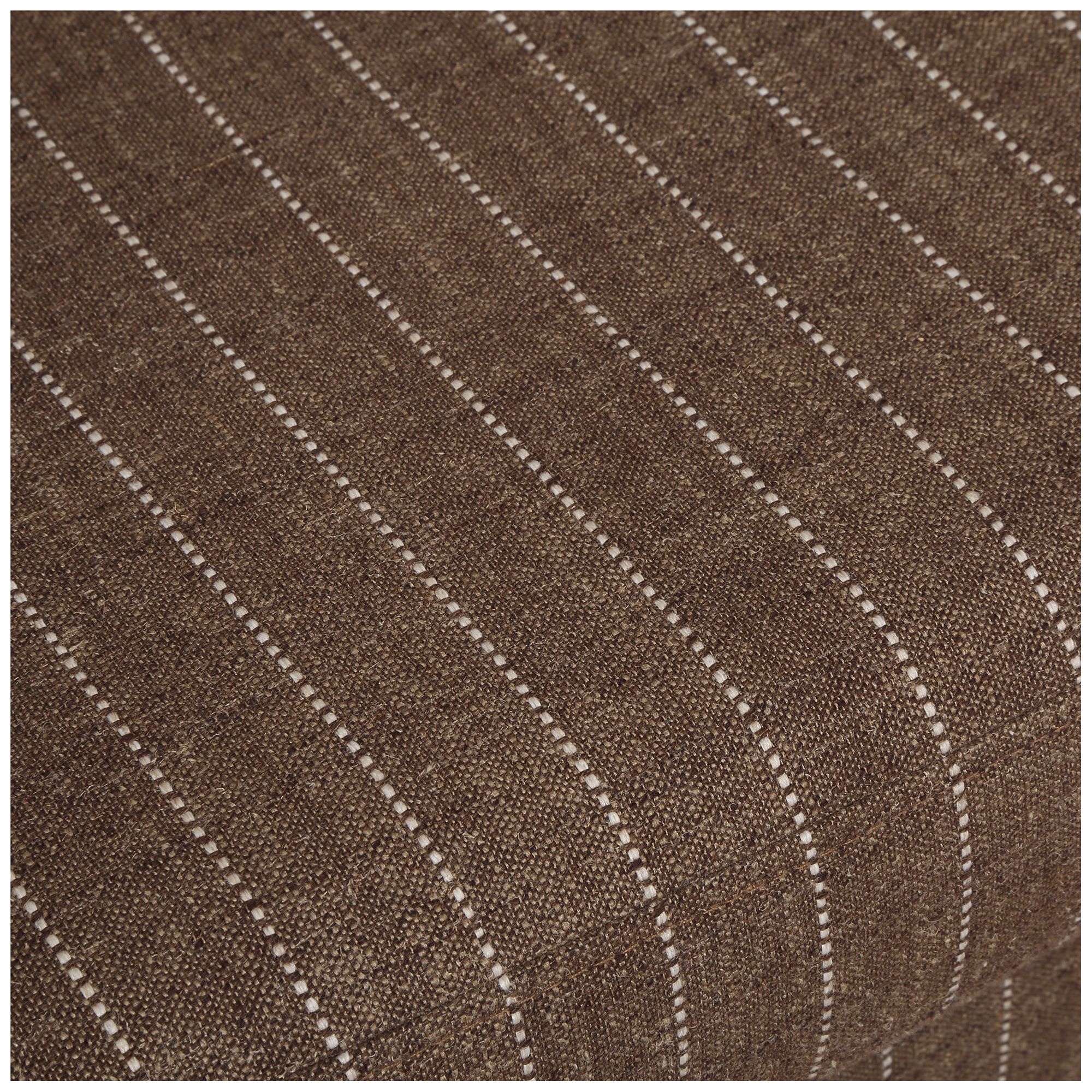 Uttermost Luisa Teak Brown Linen Blend Swivel Chair