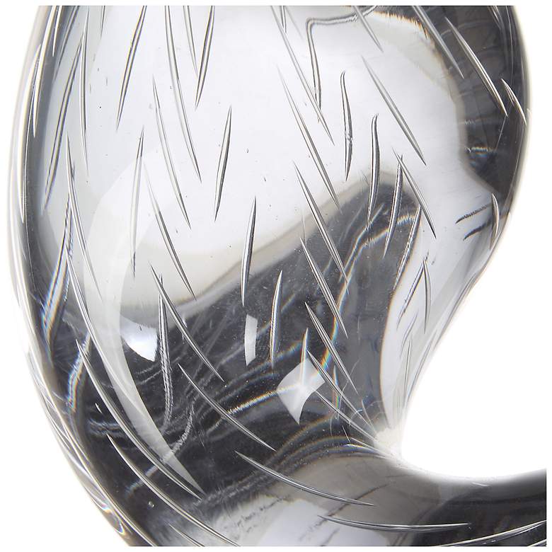 Image 5 Uttermost Luminous Twist 19 1/2" Smoked Glass Sculpture more views