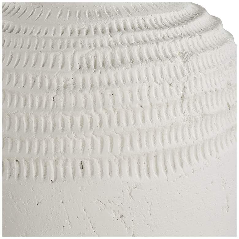 Image 6 Uttermost Luna Ridge 2-Piece White Ceramic Vase Set more views