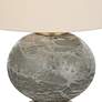 Uttermost Lunia 25" High Smoky Gray Art Glass Table Lamp