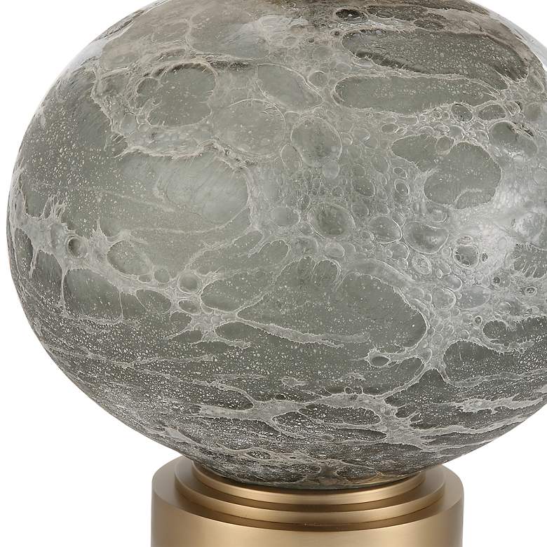 Image 4 Uttermost Lunia 25" High Smoky Gray Art Glass Table Lamp more views