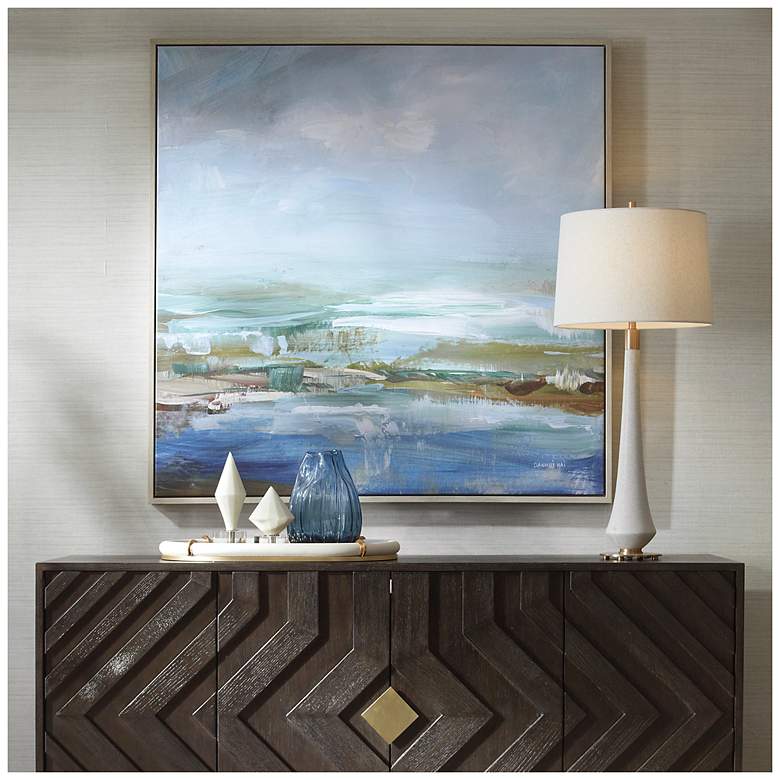 Image 3 Uttermost Lush Valley 49 1/2" Framed Canvas more views