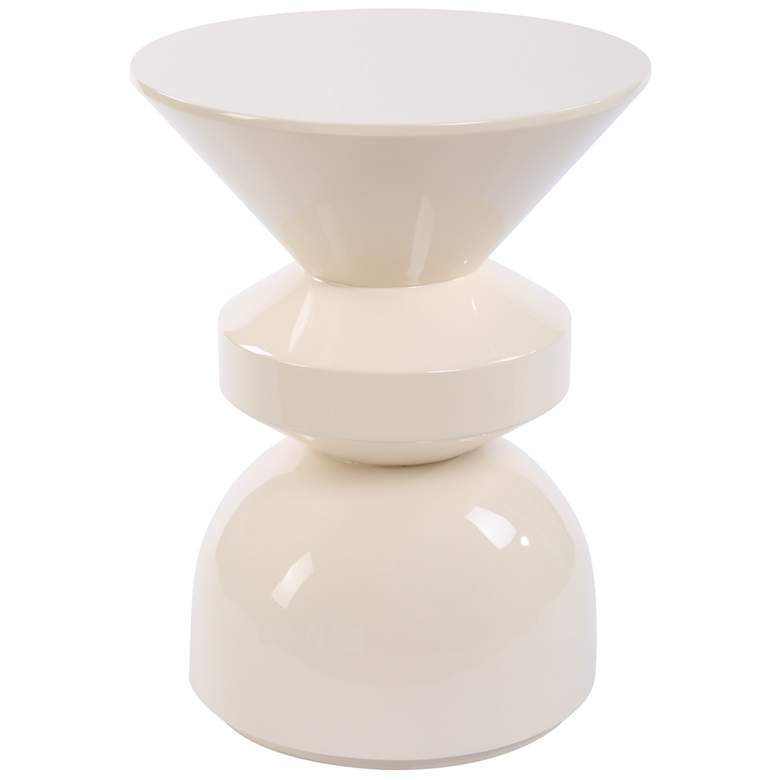 Image 2 Uttermost Lyford 20 1/4" H x 15 1/4" W Cream Accent Table