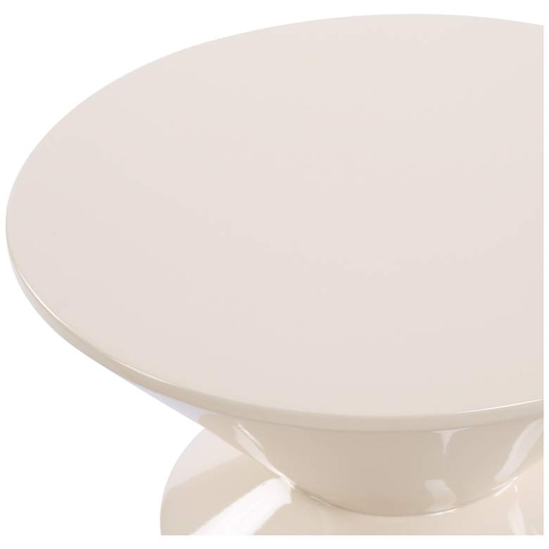 Image 3 Uttermost Lyford 20 1/4" H x 15 1/4" W Cream Accent Table more views