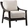 Uttermost Lyle Neutral Beige Linen Fabric Accent Chair