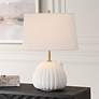 1_Uttermost Lynna 22 1/2" High Ivory Stone Table Lamp
