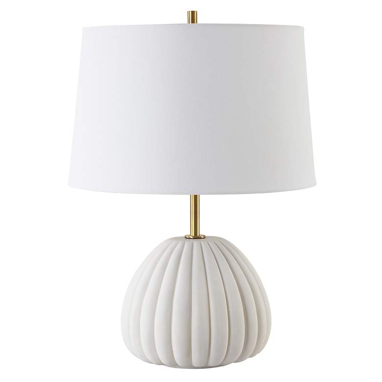 Image 4 Uttermost Lynna 22 1/2" High Ivory Stone Table Lamp more views