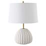 4_Uttermost Lynna 22 1/2" High Ivory Stone Table Lamp more views