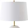 5_Uttermost Lynna 22 1/2" High Ivory Stone Table Lamp more views