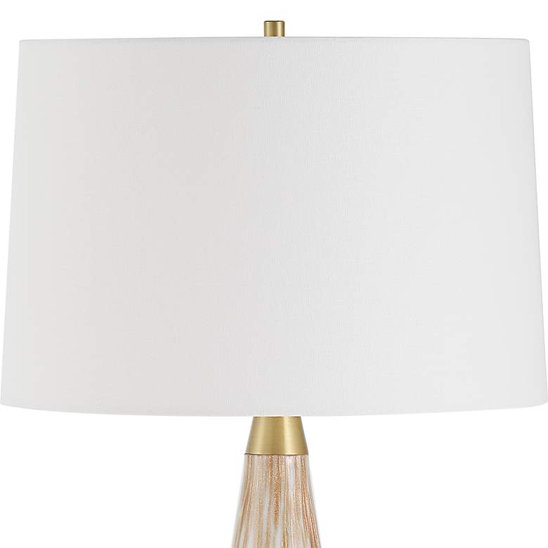 Image 5 Uttermost Lyra 28 1/2" High Spotted Metallic Gold Glass Table Lamp more views
