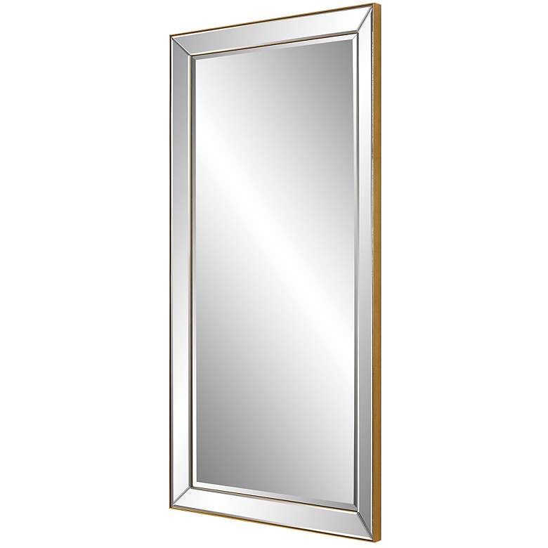 Image 3 Uttermost Lytton Slim Gold 24" x 48" Rectangular Wall Mirror more views
