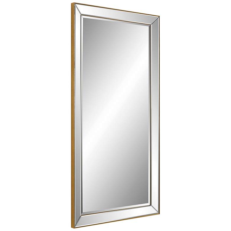Image 5 Uttermost Lytton Slim Gold 24" x 48" Rectangular Wall Mirror more views