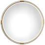 2_Uttermost Mackai 37 1/2" Metallic Gold Leaf Round Wall Mirror