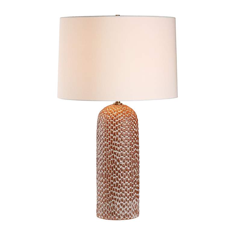 Image 2 Uttermost Maclura 28" High Warm Brown Porcelain Table Lamp