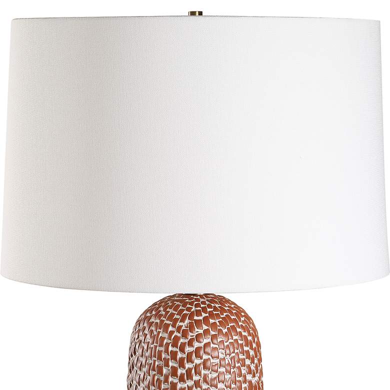 Image 4 Uttermost Maclura 28" High Warm Brown Porcelain Table Lamp more views