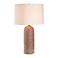 Uttermost Maclura Warm Brown Porcelain Table Lamp