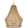 1_Uttermost Macrame 18" Rattan Rope 4-Light Pendant