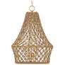 2_Uttermost Macrame 18" Rattan Rope 4-Light Pendant more views