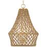 3_Uttermost Macrame 18" Rattan Rope 4-Light Pendant more views