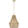 4_Uttermost Macrame 18" Rattan Rope 4-Light Pendant more views