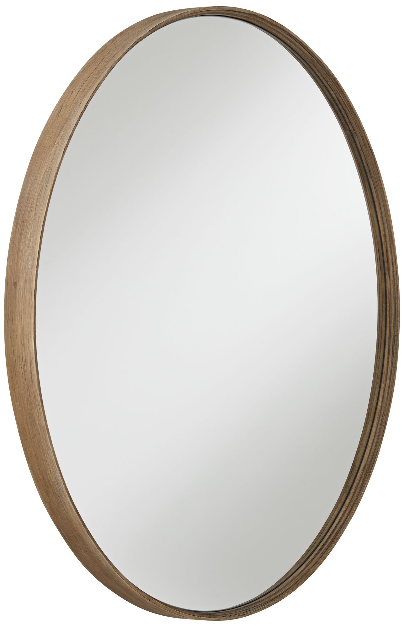Image 5 Uttermost Madden Matte Natural 33" Round Wall Mirror more views