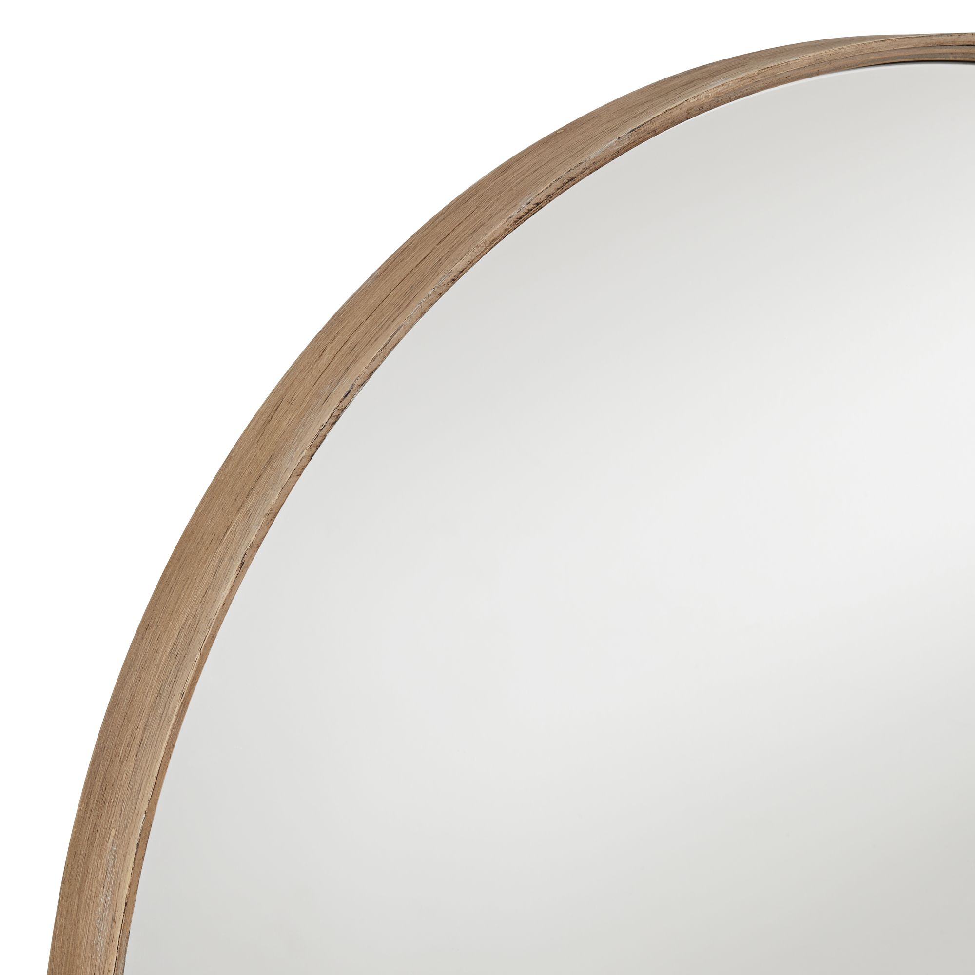 Image 2 Uttermost Madden Matte Natural 33" Round Wall Mirrors Set of 2 more views
