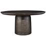 1_Uttermost Madrone 30" H x 60" W Golden Dark Bronze Outdoor Dining Table
