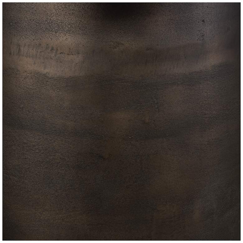 Image 4 Uttermost Madrone 30" H x 60" W Golden Dark Bronze Outdoor Dining Table more views