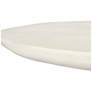 4_Uttermost Madrone Warm White Cast Aluminum Outdoor Dining Table more views