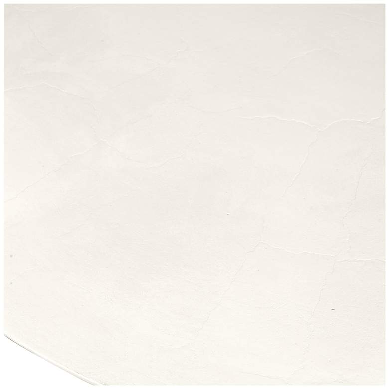 Image 5 Uttermost Madrone Warm White Cast Aluminum Outdoor Dining Table more views