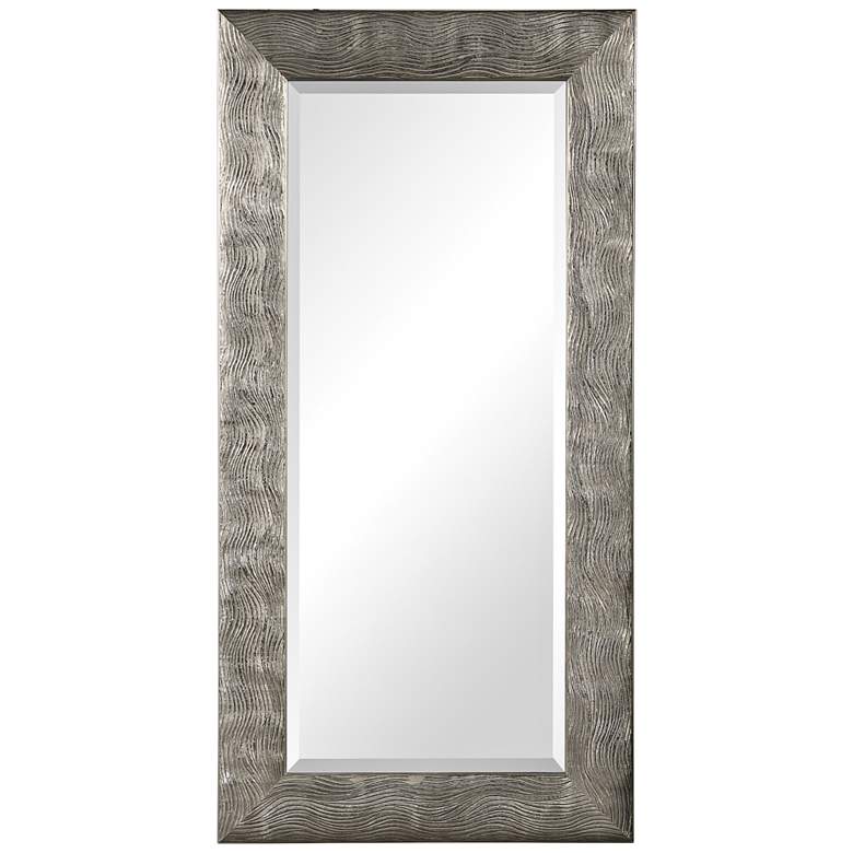 Image 2 Uttermost Maeona Metallic Silver 30" x 60" Wall Mirror