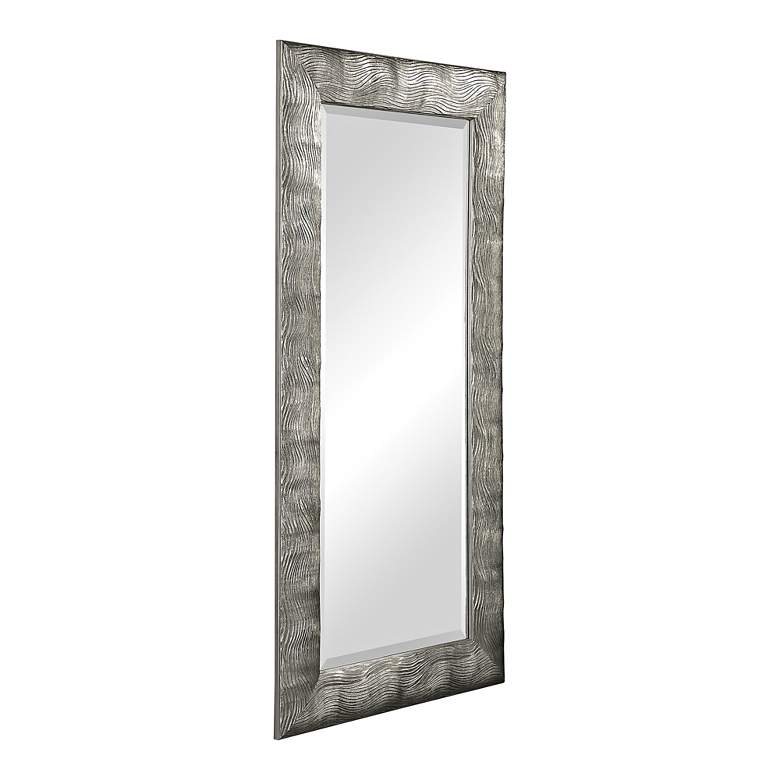 Uttermost Maeona Metallic Silver 30&quot; x 60&quot; Wall Mirror more views