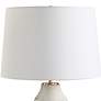 5_Uttermost Magdaline 29 1/2" White and Brown Ceramic Table Lamp more views