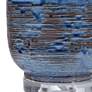 Thumbnail4 of Uttermost Magellan 31 1/2" Aged Indigo Blue Ceramic Table Lamp more views