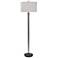 Uttermost Magen Dark Bronze and Antique Brass Floor Lamp