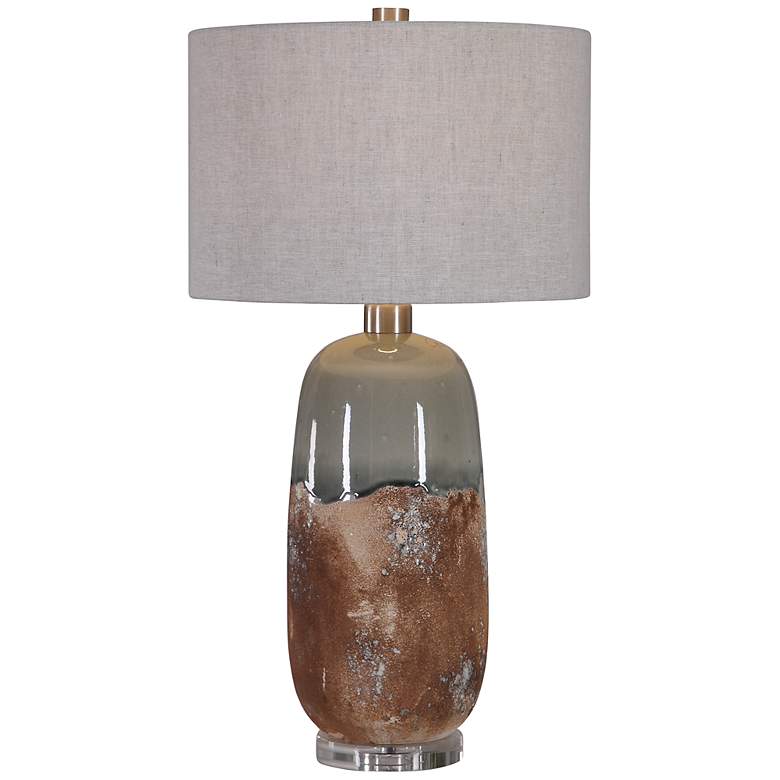 Image 2 Uttermost Maggie 30 1/4" High Terracotta Rust Ceramic Vase Table Lamp