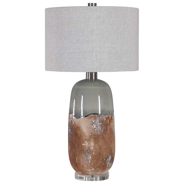 Image 3 Uttermost Maggie 30 1/4" High Terracotta Rust Ceramic Vase Table Lamp more views