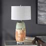 7_Uttermost Maggie 30 1/4" High Terracotta Rust Ceramic Vase Table Lamp more views