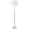 Uttermost Magnus Chrome Plated Metal Stem Floor Lamp