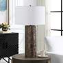 3_Uttermost Malaga 35 1/2" Modern Aged Bronze Ceramic Table Lamp more views