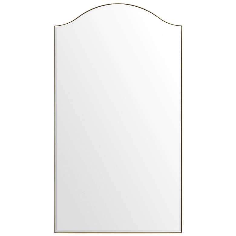 Image 2 Uttermost Mallorca 40" Wide x 72" High Brass Wall Mirror