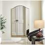 Uttermost Mallorca 40" Wide x 72" High Brass Wall Mirror
