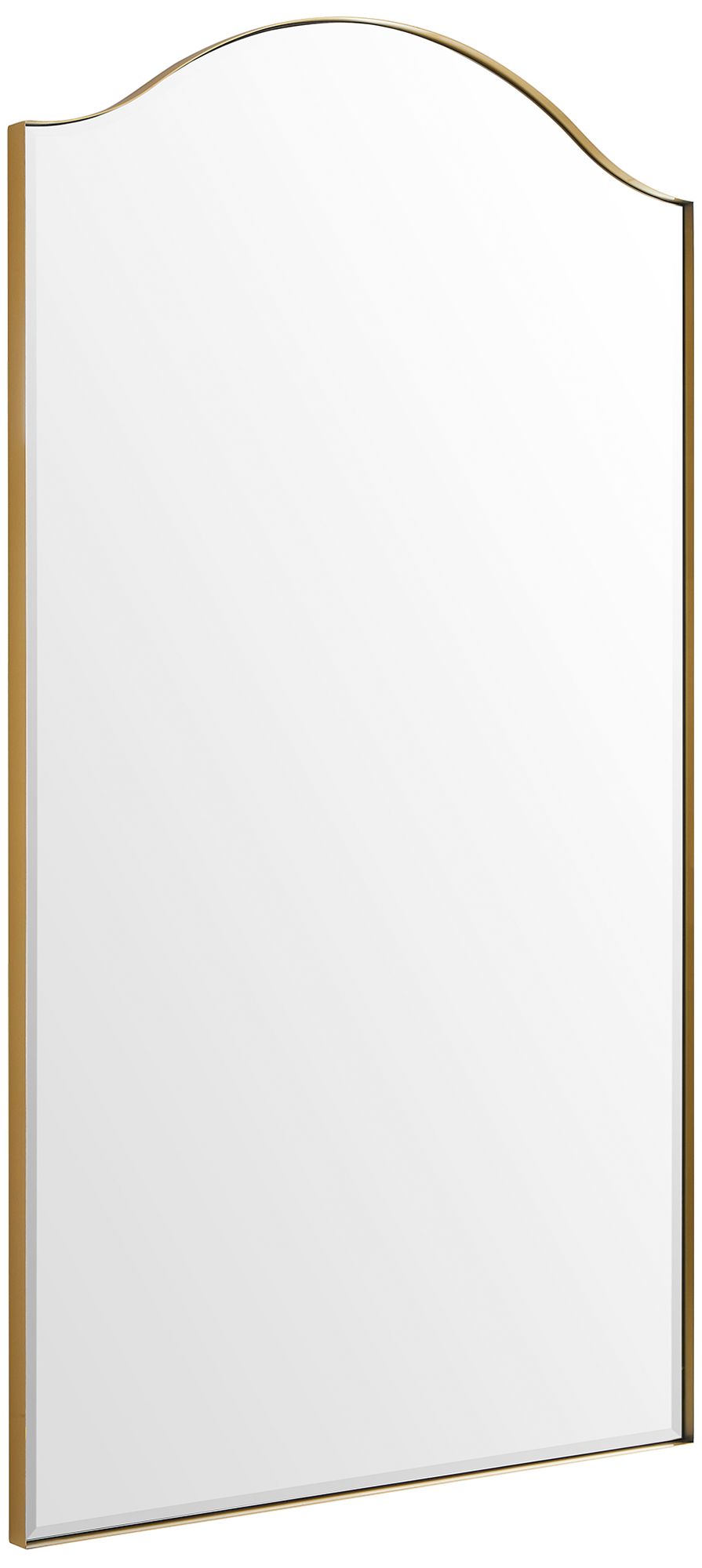 Image 4 Uttermost Mallorca 40" Wide x 72" High Brass Wall Mirror more views