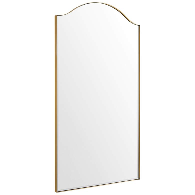 Image 4 Uttermost Mallorca 40" Wide x 72" High Brass Wall Mirror more views