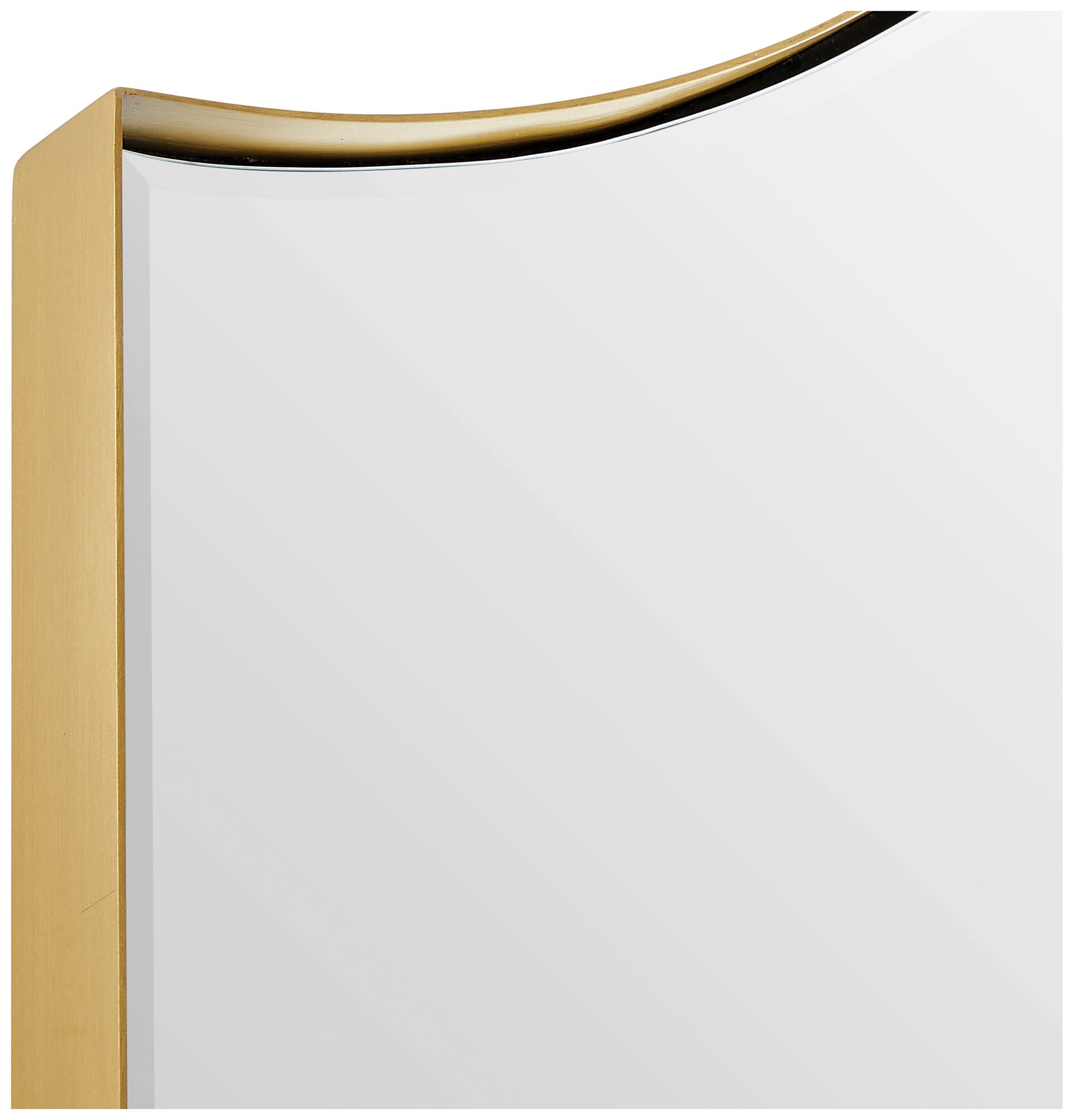 Image 5 Uttermost Mallorca 40" Wide x 72" High Brass Wall Mirror more views